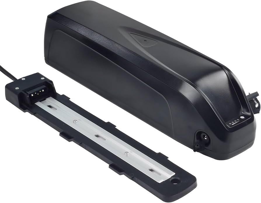 Generic aftermarket Hailong-style e-bike battery and rail